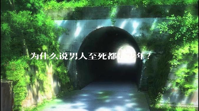为什么说男人至死都是少年?